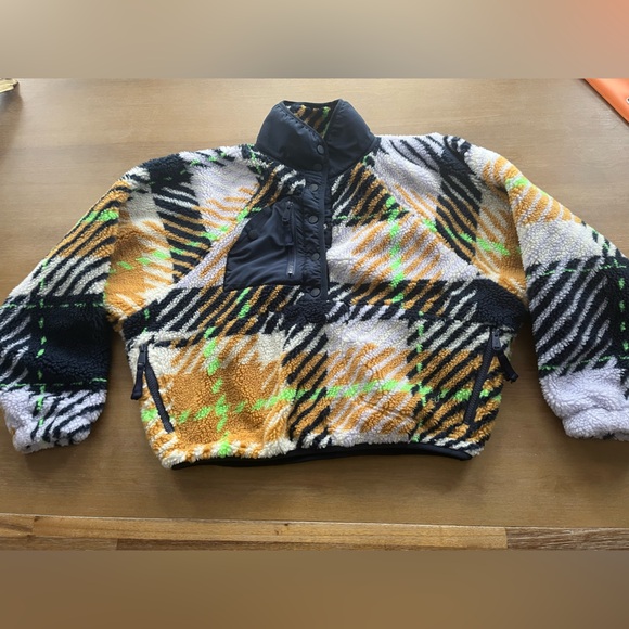 Free People Multicolor Fleece Jacket - Picture 2 of 5